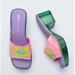 Melissa x Lazy Oaf Pink Shape Sandal